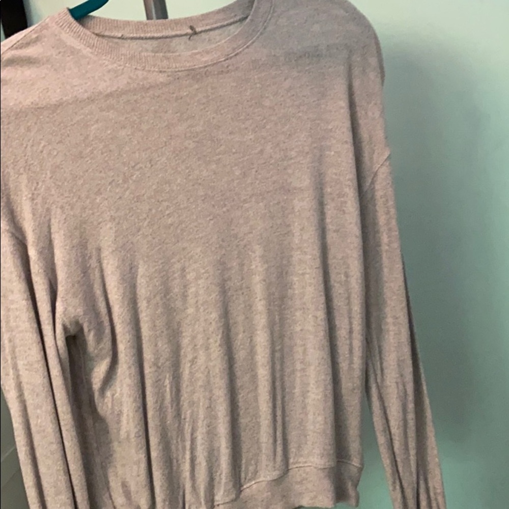 cozy grey brandy melville sweater